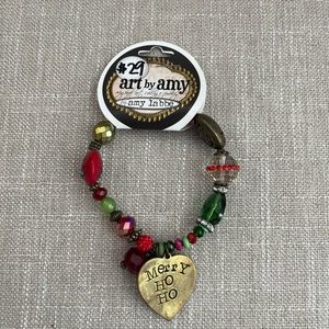 NWT- Art by Amy Christmas bracelet
